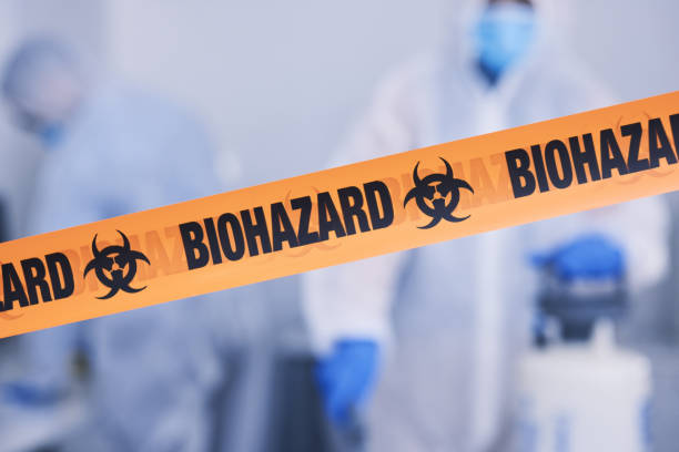 Professional Biohazard Cleanup technician working in Nova, OH
